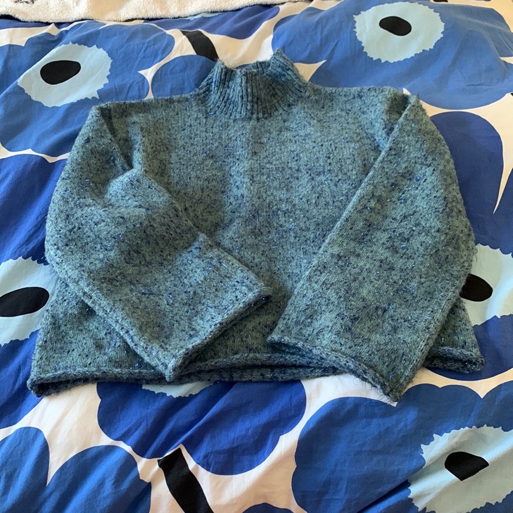 Moth Anthropologie mock turtleneck sweater
